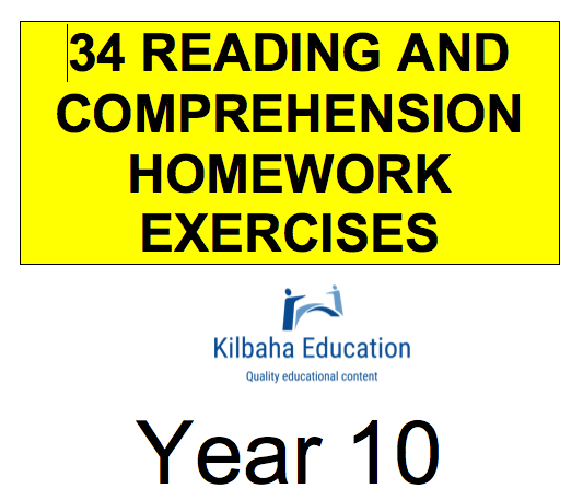 Reading - All Year 10 Exercises