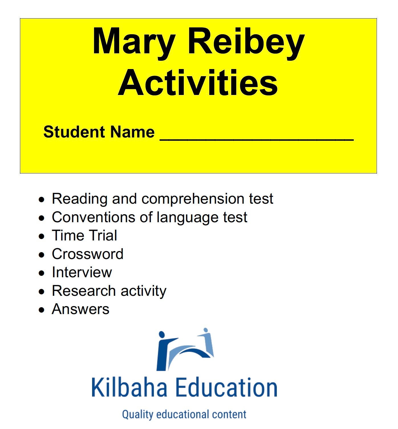Mary Reibey: A Short Biography with Student Activities
