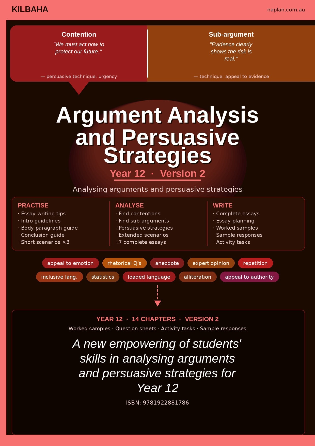 Argument Analysis and Persuasive Strategies Year 12 Version 2 (Set 2 of 2)