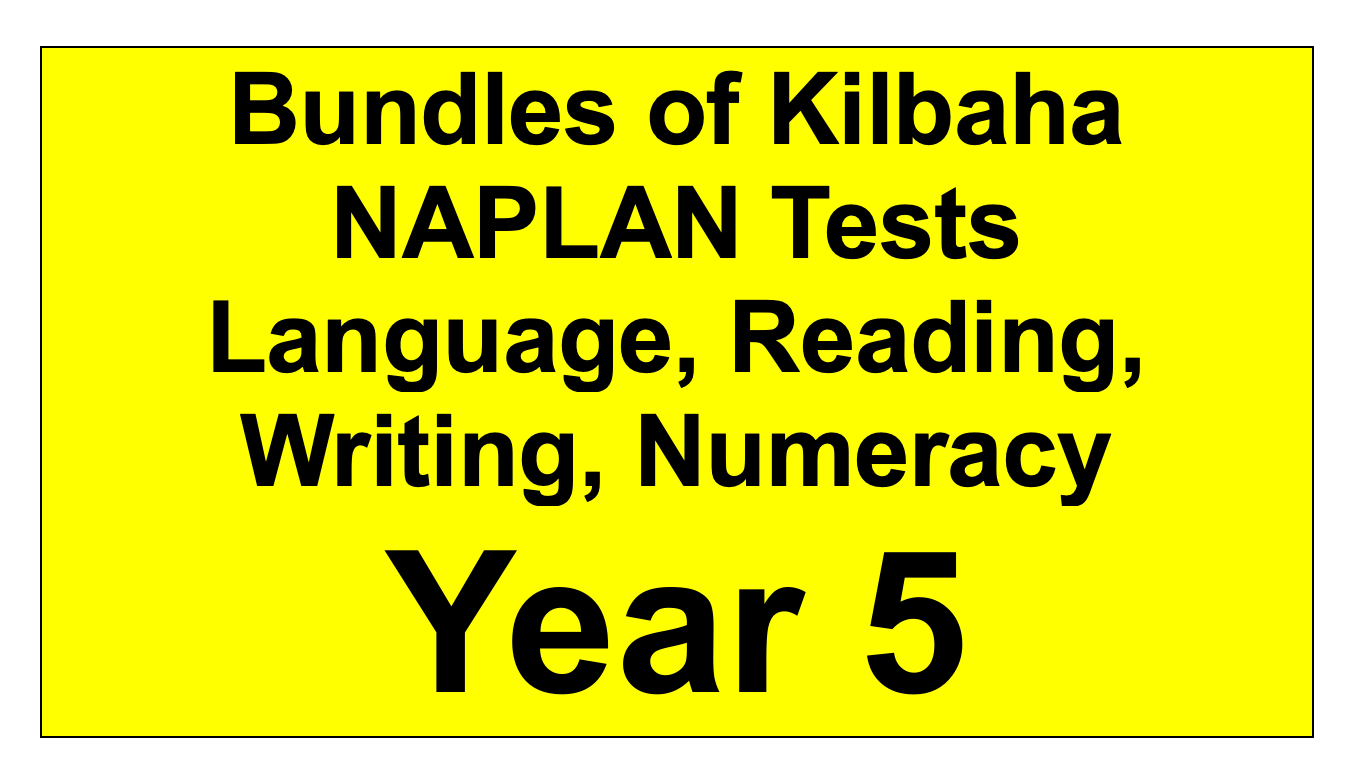 NAPLAN Trial Tests Year 5