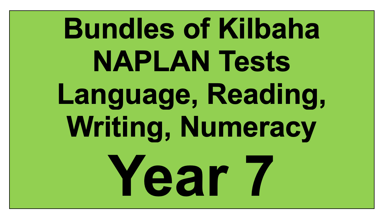 NAPLAN Trial Tests Year 7