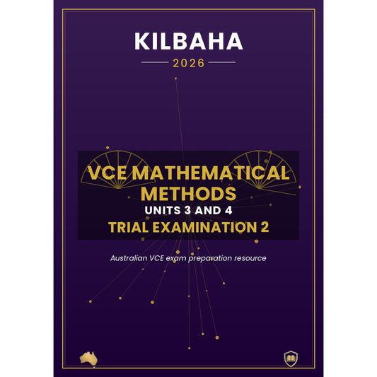 2026 Kilbaha VCE Mathematical Methods Units 3 and 4 Trial Examination 2