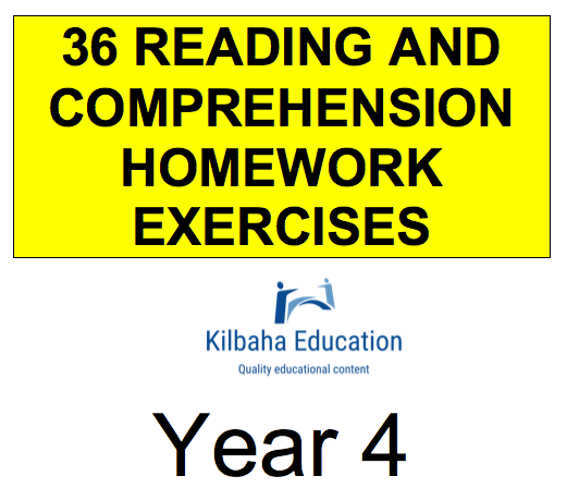 Reading - All Year 4 Exercises