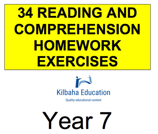 Reading - All Year 7 Exercises
