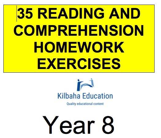 Reading - All Year 8 Exercises