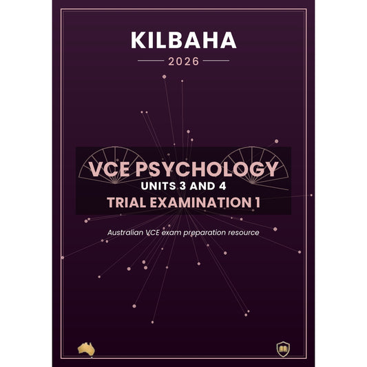 2026 Kilbaha VCE Psychology Units 3 and 4 Trial Examination 1