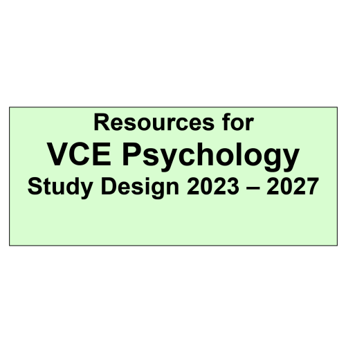VCE Psychology - Package