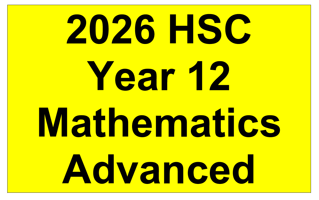 2026 NSW HSC Year 12 Mathematics Advanced  - Trial Examination