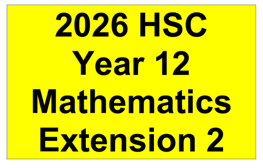 2026 NSW HSC Year 12 Mathematics Extension 2 - Trial Examination
