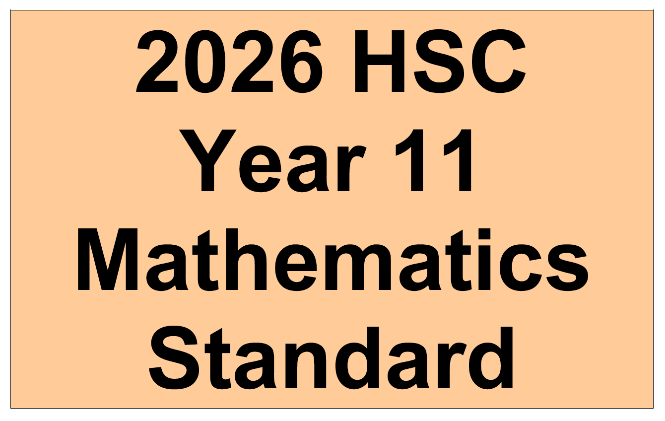 2026 NSW HSC Year 11 Mathematics Standard - Trial Examination