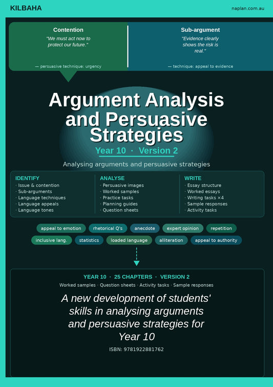 Argument Analysis and Persuasive Strategies Year 10 Version 2 (Set 2 of 2)