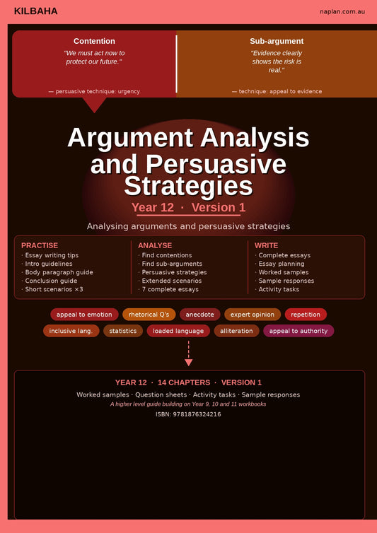 Argument Analysis and Persuasive Strategies Year 12 Version 1 (Set 1 of 2)