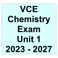 VCE Chemistry Unit 1 Exam