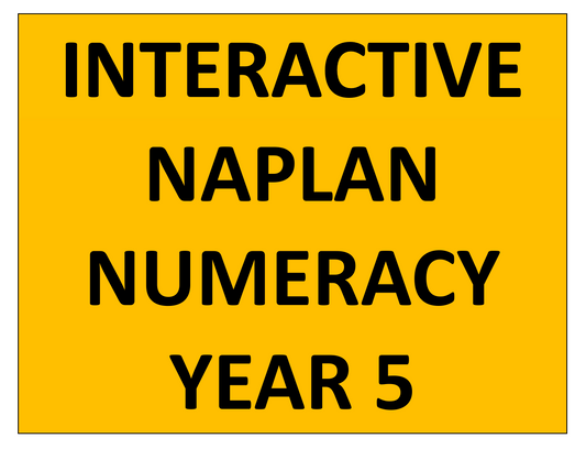 NAPLAN Interactive Numeracy Year 5