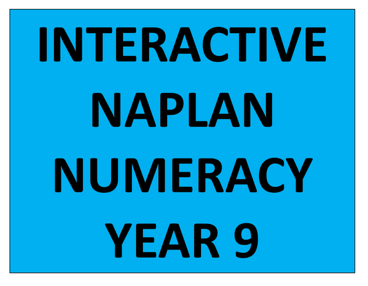 NAPLAN Interactive Numeracy Year 9
