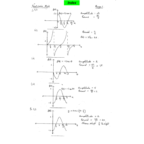 Legacy Pure Mathematics - Detailed Answers