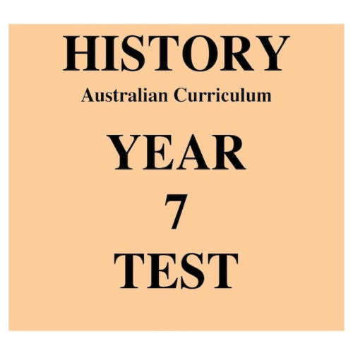 Australian Curriculum History Year 7